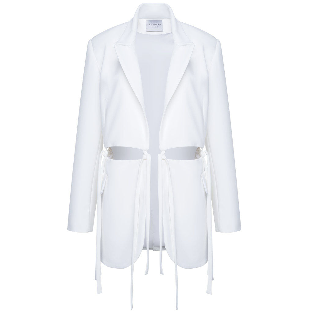 Cut-out Jacket | White